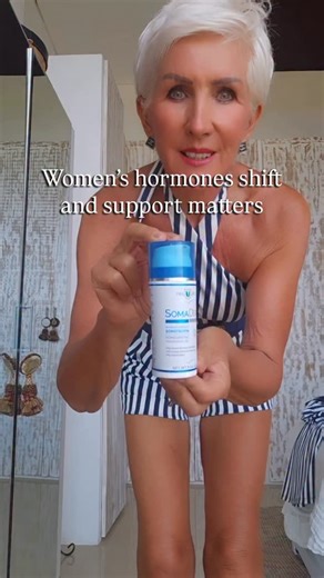 Sheila 🍹🏖✈🌎 on Instagram: "Midlife brings change, especially for women. Sleep can feel lighter, recovery slower, and energy just different. Somoderm is a topical gel designed to support the body’s natural HGH rhythm, particularly during sleep, when restoration happens. For me, it’s about supporting: • deeper, more restful sleep • recovery and tissue repair • overall vitality as hormones shift • feeling more like myself again Menopause and perimenopause aren’t something to fear, they’re invita