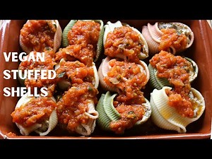 How to make Stuffed Pasta Shells at home - Vegan Recipe