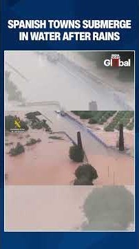 Aerial Footage Shows Spanish Towns Of Pego And Oliva Underwater As Floods Kill At Least Two