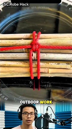 This Simple Rope Knot Is INSANELY Strong! - Secret HACK😱🔥#shorts