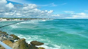 Fishing on Florida Jetty