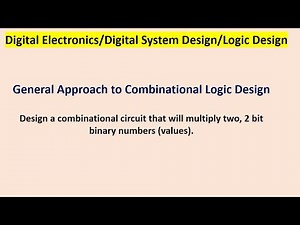 General Approach to Combinational Logic Design.