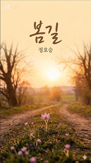 길이 끝났다고 생각될 때, 당신에게 들려주고 싶은 시 🌸 정호승 '봄길'