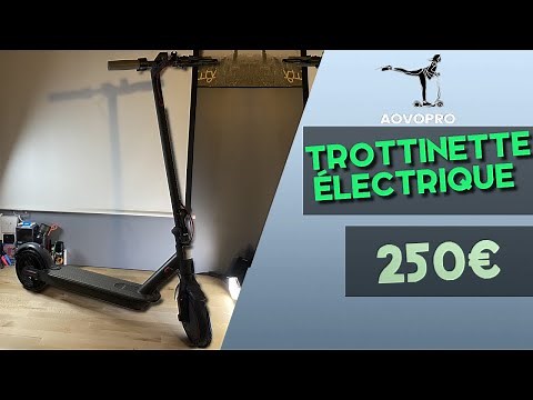 JE TEST UNE TROTTINETTE ELECTRIQUE | AOVOPRO