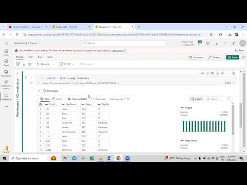 Explore How to Create T SQL Notebooks using Microsoft Fabric