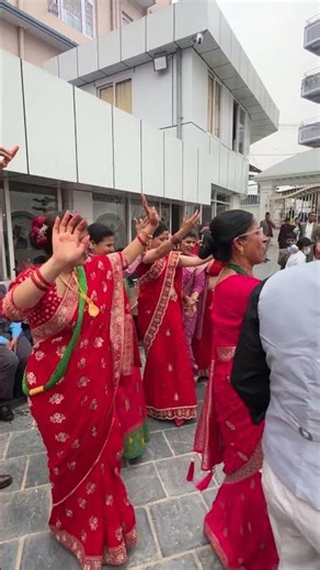 Celebrating a Wedding ceremony #happymountain #travel #nepal #mountains