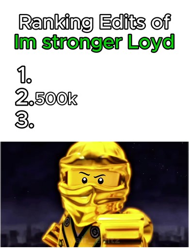 Top Ranking Edits of Lloyd as the Ultimate Spinjitzu Master