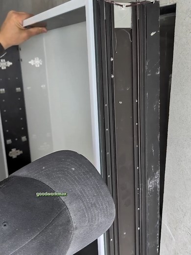 Recessed Mirror Cabinet Flush with Wall Finish