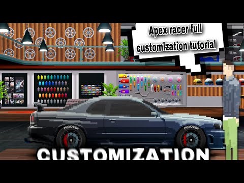 how to fully use the customization in apex racer