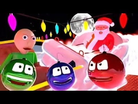 BALDI'S BASICS VS SANTA CLAUS! (official Christmas) Baldi Minecraft Animation Horror Game Reuploaded