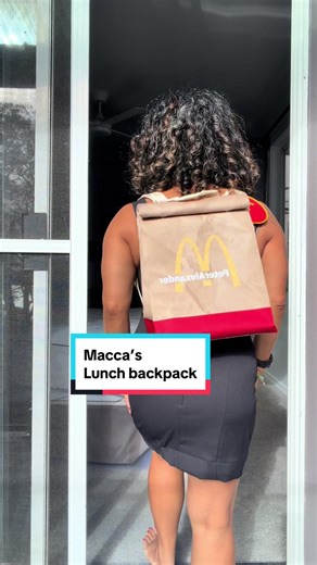 Macca's Mini Backpack: Fashion or Childhood Nostalgia?