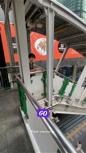 Mom Saw Her Son Using Invisible Escalator 😱 ~working art skillwood / hand crafts #shortsvideo