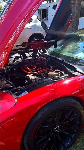 1999 Chevy Corvette C5 with Surprise Under Hood. #chevy #Corvette #c5 #shorts #carshorts