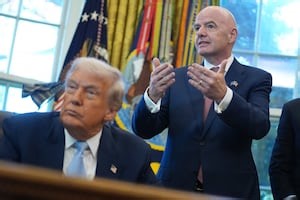 FIFA gives U.S. President Donald Trump a peace prize in a departure from its traditional focus on sport