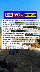 192K views · 2.5K reactions | Unbelievable U.S. Geography Facts You Never Knew ⚡ #USAFacts #GeographyFacts #facts | Amazing Facts | Facebook