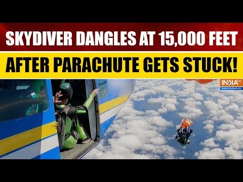 Australian Skydiver Rescued After Parachute Snags Plane’s Tail at 15,000 Feet- Video Surfaces