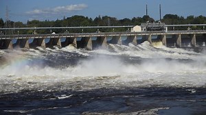 4.7K views · 143 reactions | Some raw footage of Chaudiere Falls in the Ottawa River, where water pours through the ring dam completed in 1909. Thought I would post it as a reminder that, for the first time in a century, you can now walk out and see the falls. Previously, you couldn't get htere through the Eddy yards. Worth a visit! | Lost Ottawa | Facebook