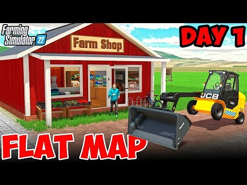 I STARTED FLAT MAP SURVIVAL WITH $0 IN FS22