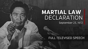 Martial Law Declaration (Full Televised Speech) | Ferdinand E. Marcos | 09.23.1972 Video