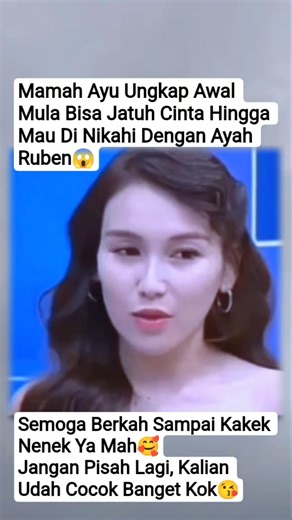 MAMAH AYU UNGKAP ALASAN MAU JADI ISTRI RUBEN ONSU🥰#ayutingting #beritaviral #rubenonsu #gosip #fyp