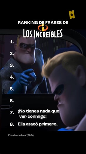 Nos cuesta creer que 'Los Increíbles' se estrenó hace 21 años… y aún sigue siendo increíble. #losincreibles #disney #rankingdefrases #elasticgirl | SensaCine Latinoamérica