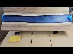Applying Polyx Oil Finish To My River Table Using Osmo