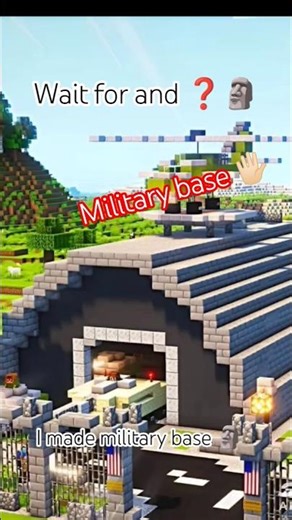 Building a MILITARY BASE in Minecraft: Epic Strategies & Mind-Blowing Results! #minecraft #shorts