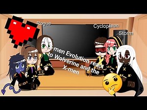 X-men evolution react to Wolverine and the X-men series/ Gacha Ultima/ DESC.