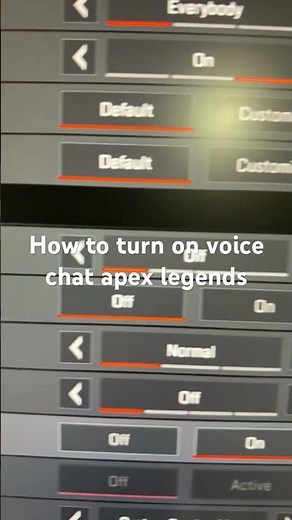 How to turn on voice chat apex legends