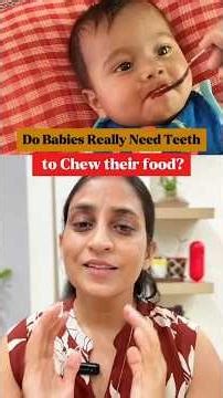 Can Babies Chew Without Teeth? Baby Food Texture Guide (6–12 Months) #babyfood