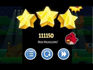 Angry Birds Friends Weekly Tournament lvl 1 - 7. Jan. 2013 - Walkthrough 3 Stars