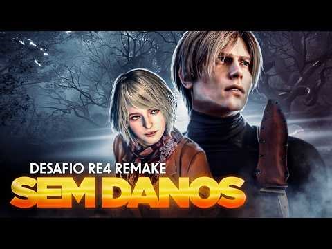 🔴 RESIDENT EVIL 4 REMAKE - VILAREJO - SEM DANOS / LEVOU DANO? RESETA! 🔴