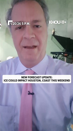 Weekend Ice Forecast for Houston Area