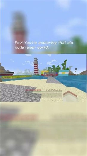 When you revisit the multiplayer world you played in 2014👀💭#minecraft #minecraftnostalgia #jumpstyle