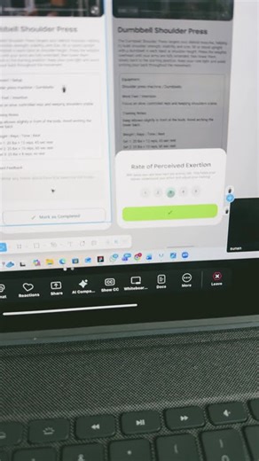 Rate of perceived exertion