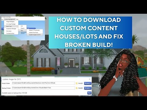 How to download custom cc houses and lots for the Sims 4 ￼