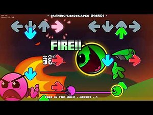 FNF Fire In The Hole V5 Burning Landscape FC