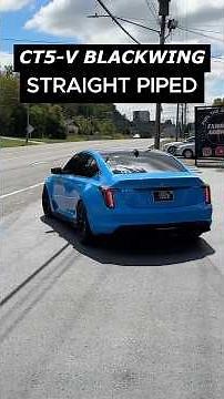 Straight Piped Cadillac CT5-V Blackwing!