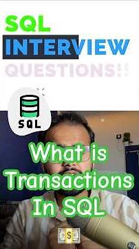 What is Transactions in SQL | #sql #sqlinterviewquestionsandanswers