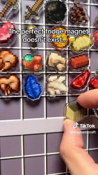 Minecraft Magnetic Blocks for Your Kitchen