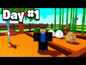 FIRST TIME Playing GROW A GARDEN on Roblox!