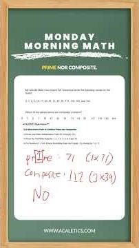 Identifying Composite Numbers