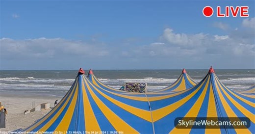 【LIVE】 Live Cam Ameland Beach - Holland | SkylineWebcams