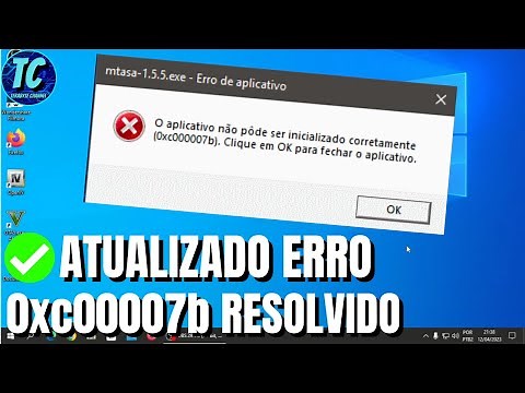 ✅(ATUALIZADO) como resolver o ERRO 0xc000007b