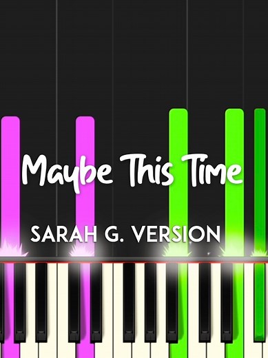 Maybe This Time (Sarah Geronimo version) piano cover sheet music & lyrics. Thanks for watching! 🎼 🎹 sheet music with chords & lyrics: https://mymusic.st/melsmusiccorner/189703 🎼 🎹 Music Book collection: https://bit.ly/musicbookcollection Youtube:https://youtu.be/OcYrRBvHM9o 🌟 🎹🌟 Browse through my other SHEET MUSIC COLLECTION here: https://payhip.com/MelsMusicCorner