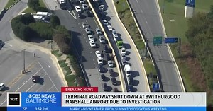 Terminal roadway at BWI Thurgood Marshall Airport shut down due to investigation