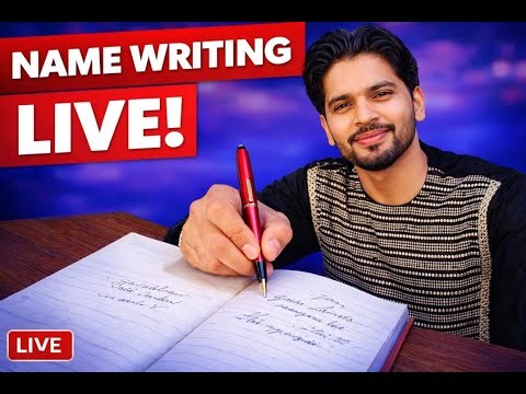 Name writing challenge live #shorts