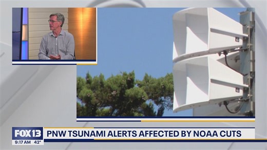 PNW tsunami alerts affected by NOAA cuts