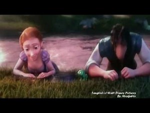 Tangled - Rapunzel and Flynn get trapped inside the tunnel (Healing incantation)