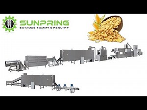 Corn Flake Cereal Production Making Machine | SunPring®